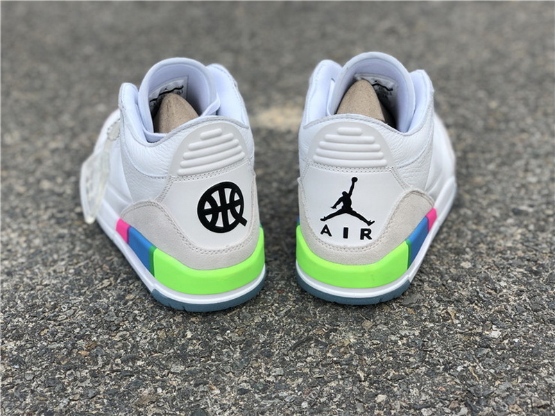 Authentic Air Jordan 3 Retro SE Quai 54 White